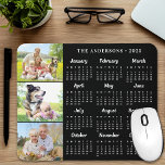 2025 Calendar Custom 3 Photos Modern Family Mouse Pad<br><div class="desc">Introducing the 2025 Modern Family Mousepad Calendar! This versatile desk accessory seamlessly combines functionality with style, perfect for any home office or workspace. Featuring a sleek, simple design, this mousepad includes a convenient calendar for easy reference throughout the year. What sets this mousepad apart is the customisable photos feature, allowing...</div>