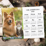 2025 Calendar Custom Photo Pet Dog Family New Year Holiday Postcard<br><div class="desc">Introducing the 2025 Family Calendar Card – a delightful way to usher in the New Year with warmth and style! This unique calendar card is designed to keep your cherished memories and important dates at the forefront all year long. Features: Year at a Glance: With all 12 months beautifully displayed...</div>