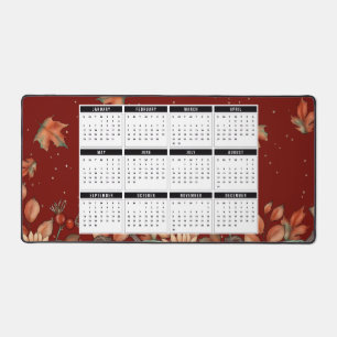 2025 Calendar Desk Mat