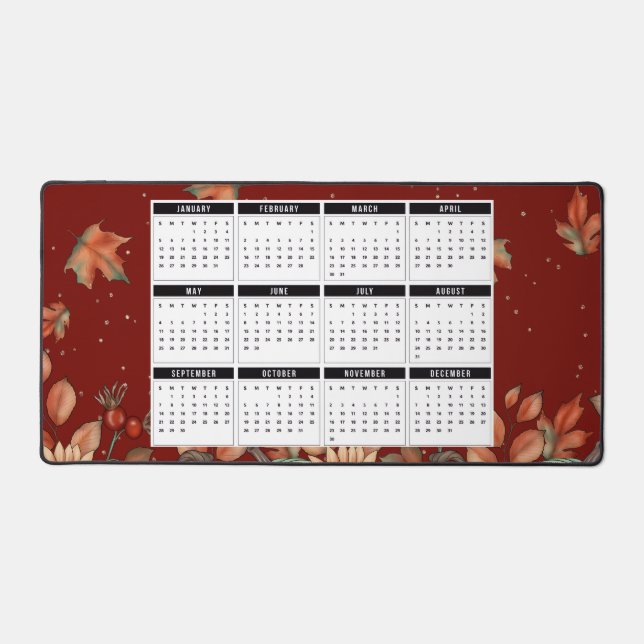 2025 Calendar Desk Mat (Front)