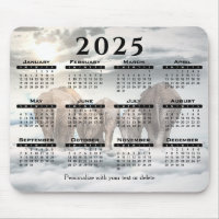 2025 Calendar - Elephant Butt Family