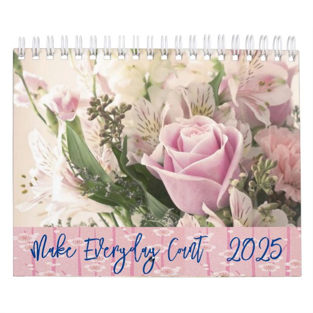 2025 Calendar Floral Make Everyday Count  (Cover)