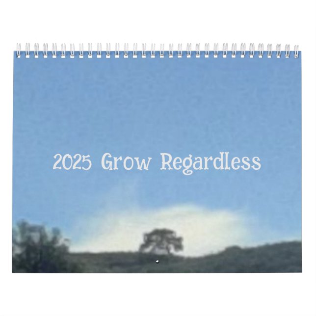 2025 Calendar grow regardless design  (Cover)