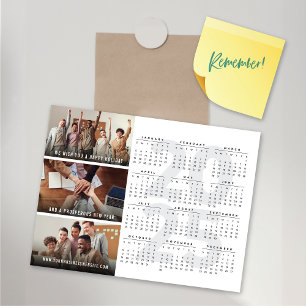 2025 Calendar Holiday New Year Magnetic Photo Card