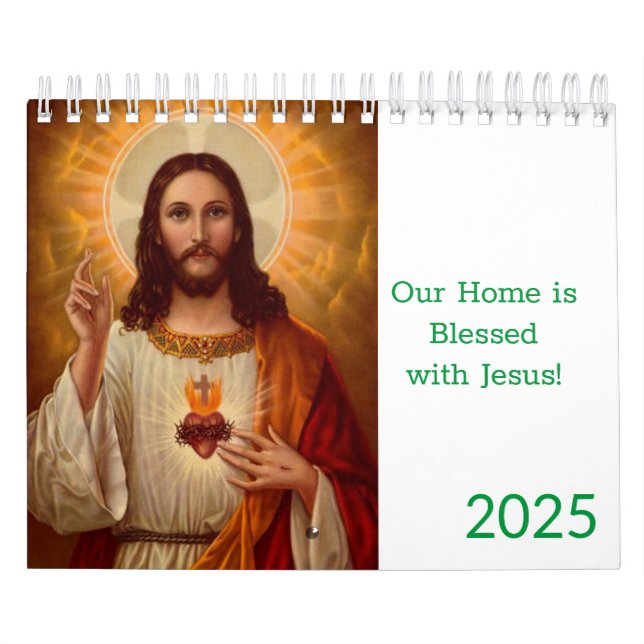 2025 Calendar Jesus Christ Catholic  (Cover)