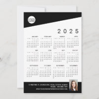 2025 Calendar Logo Real Estate Agent Photo