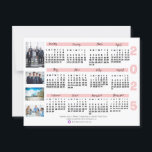 2025 Calendar Photo Christmas New Year Corporate Postcard<br><div class="desc">2025 Calendar Photo Christmas New Year Corporate Note Card .Perfect for sending it to colleagues , co-workers or business clients .This elegant Christmas Note Card has "MERRY CHRISTMAS AND HAPPY NEW YEAR " written in a pretty font along with the Company Name and company logo and the design also includes...</div>