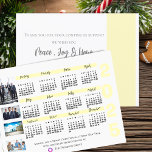 2025 Calendar Photo Corporate Christmas New Year Postcard<br><div class="desc">2025 Calendar Photo Corporate Christmas New Year Postcard . Perfect for sending it to colleagues , co-workers or business clients .This elegant Christmas Note Card has "MERRY CHRISTMAS AND HAPPY NEW YEAR " written in a pretty font along with the Company Name and company logo and the design also includes...</div>