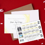 2025 Calendar Photo Corporate Christmas New Year Postcard<br><div class="desc">2024 Calendar Photo Corporate Christmas New Year Postcard . Send warm holiday wishes and showcase your company's best moments with this "2025 Calendar Photo Corporate Christmas New Year Postcard." This stylish and functional postcard is the perfect way to greet clients, employees, and business partners during the festive season. The front...</div>