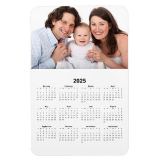 2025 Calendar with Custom Photo Magnet