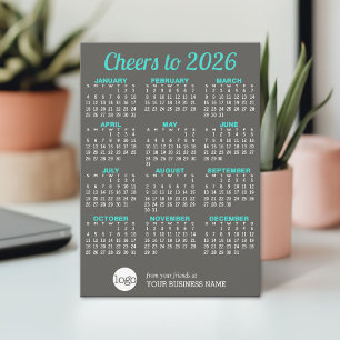 2025 Calendar with Logo for Business Invitation