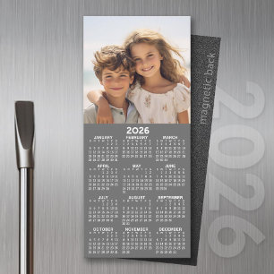 2025 Calendar with Photo Collage Magnet