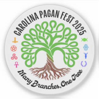 2025 Carolina Pagan Fest Sticker Transparent