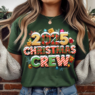 2025 Christmas Crew T-ShirtT-Shirt Tri-Blend Shirt