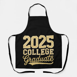 2025 College Graduate Graduation Senior School Apron