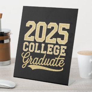2025 College Graduate Graduation Senior School Pedestal Sign