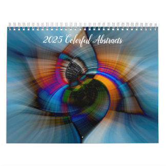 2025 Colourful Abstracts Calendar