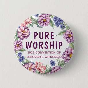 2025 Convention Pure Worship   JW Pin Button