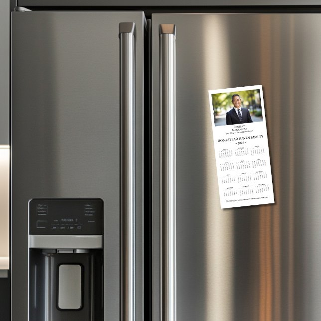 2025 Corporate Magnetic Calendar — Vertical White (Creator Uploaded)