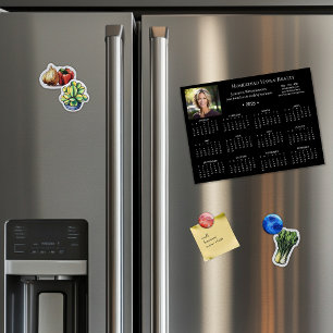 2025 Corporate Magnetic Photo Calendar -Blk