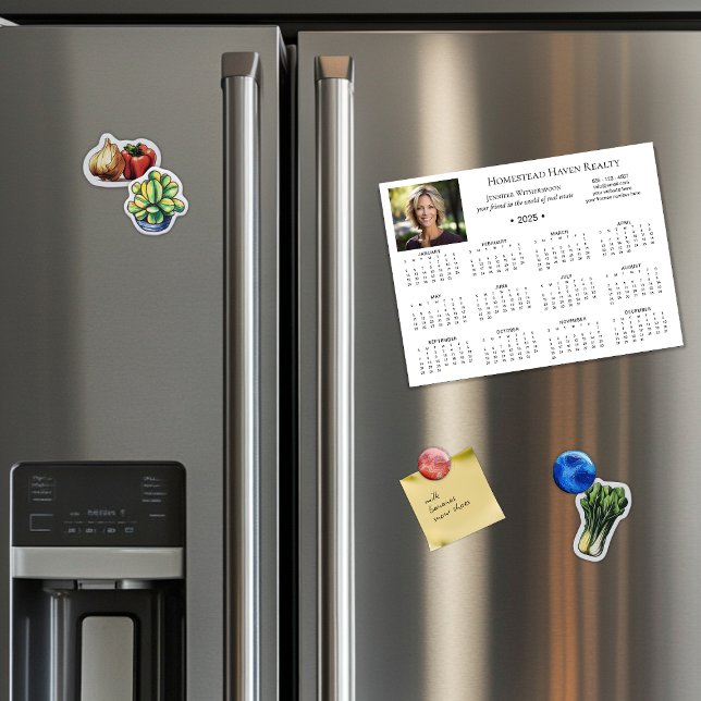 2025 Corporate Magnetic Photo Calendar -Horizontal (Creator Uploaded)