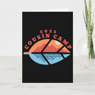 2025 Cousin Camp Matching Group Family Summer Camp Card