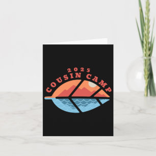 2025 Cousin Camp Matching Group Family Summer Camp Card