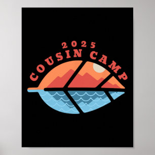2025 Cousin Camp Matching Group Family Summer Camp Poster