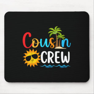 2025 Cousin Crew Summer Vacation Beach Family Trip Mouse Pad