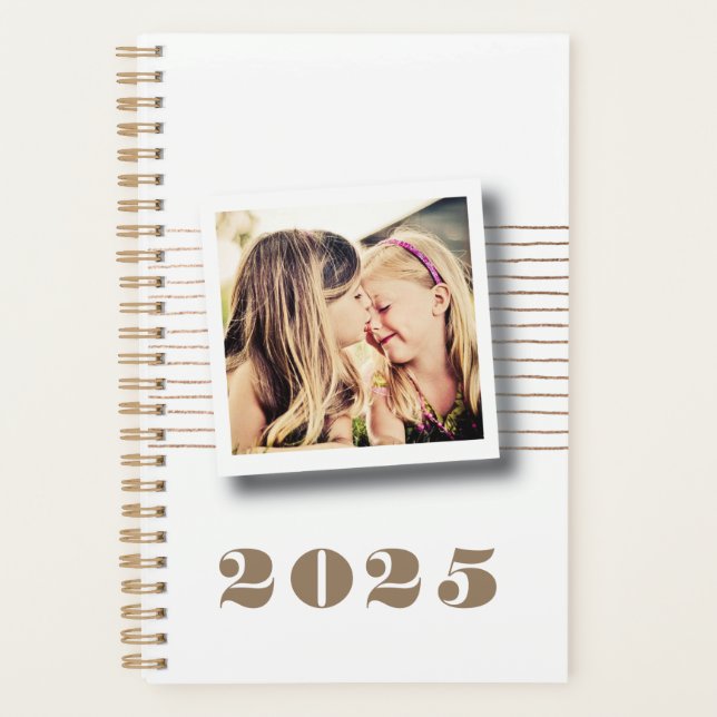 2025 Custom Personalised Photo Diary Planner (Front)