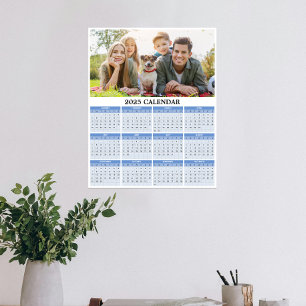 2025 Custom Photo Calendar Poster