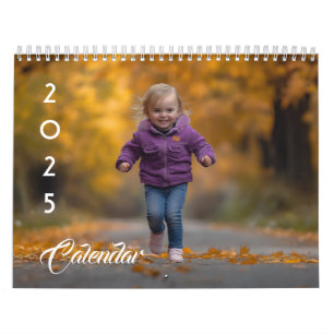 2025 Custom Photo Editable Text Calendar