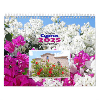 2025 Cyprus Calendar - Paphos Region, Cyprus.