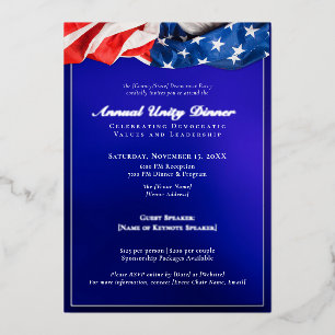 2025 Democratic Unity Dinner Fundraising Silver