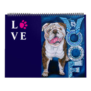 2025 Dog Artist Series Colourful Calendar! Calenda Calendar