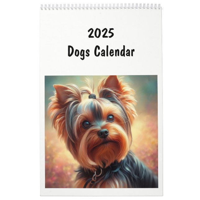 2025 Dog Breed Fun Animals Calendar (Cover)
