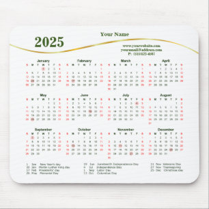 2025 Elegant for Business Mouse Pad