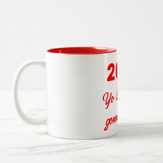 2025 Epic Year Ahead Custom  Two-Tone Coffee Mug (Left)