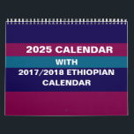 2025 Ethiopian Wall Calendar Converter<br><div class="desc">This calendar has both Ethiopian and world calendar. You can use the drop down menu to select the country of your choosing. This calendar can be used as a converter.</div>