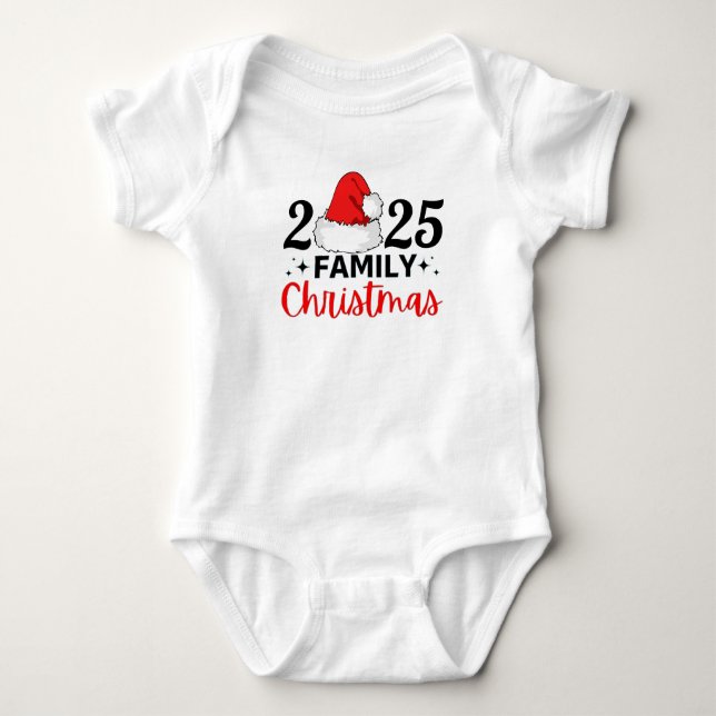 2025 Family Christmas Baby Bodysuit (Front)