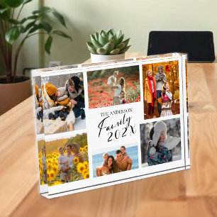 2025 Family Custom Photo Collage  Block