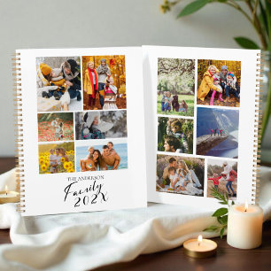 2025 Family Custom Photo Collage Planner
