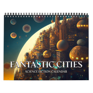 2025 Fantastic Cities Science Fiction Calendar