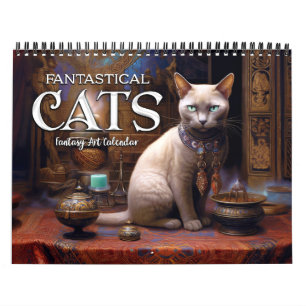 2025 Fantastical Cats 3 Fantasy Art Calendar