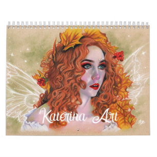 2025 Fantasy Art Calendar Katerina Art