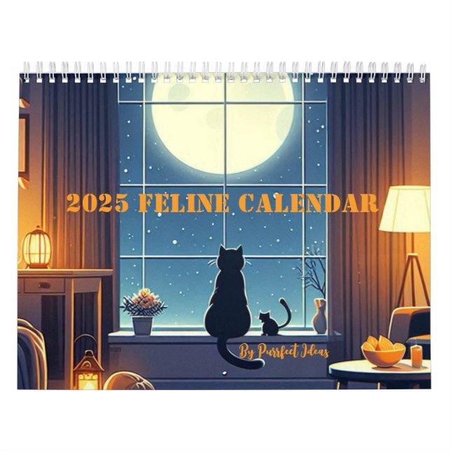 2025 Feline Calendar (Cover)