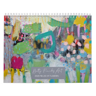 2025 Fields of Flowers by Betty Franks Calendar