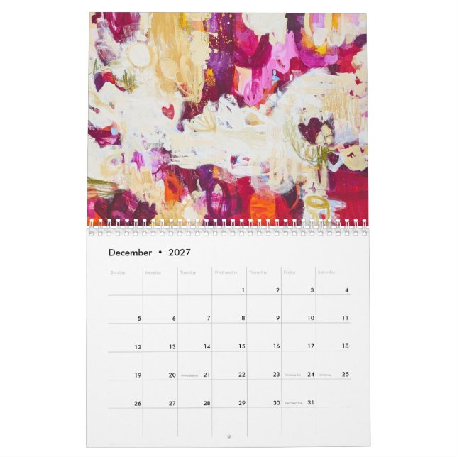 2025 Fine Art Calendar by Siena Becket Designs (Dec 2027)