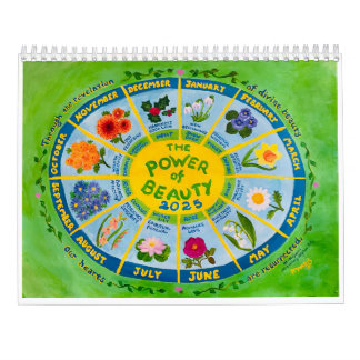 2025 Flower of the Month Inspirational Calendar