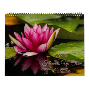 2025 Flowers Up Close Wall Calendar